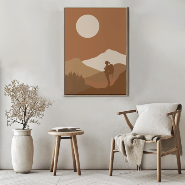 A2 Hiking with armchair 27