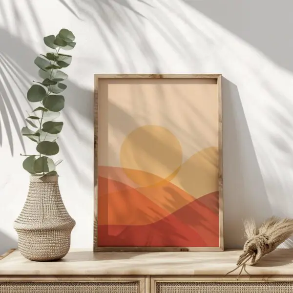 A3 Transparent lanscape orange