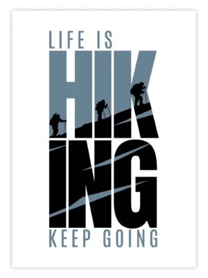 Wandern-Wandbild-„Keep-Going“-Titelbild
