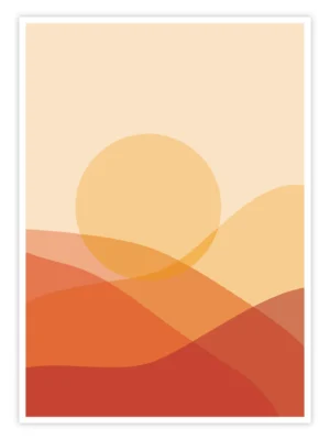 Wandern-Wandbild-„Sun-&-Hills“-Titelbild