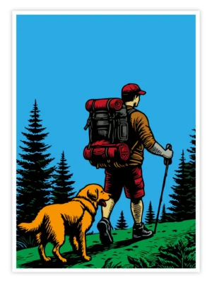 Wandern-Wandbild-„Trail-Companion'-Titelbild