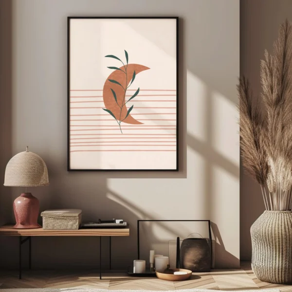 Wandbild Boho Poster I Moonlight Harmony I Wandbild Natur – Bild 2