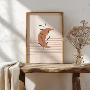 Wandbild Boho Poster I Moonlight Harmony I Wandbild Natur
