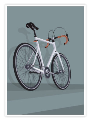 Fahrrad Poster Vintage Roadbike
