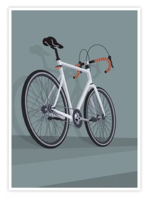 Fahrrad Poster Vintage Roadbike