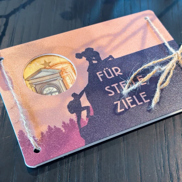 Geldgeschenk für Wanderer | Für steile Ziele  | Geldscheine verschenken