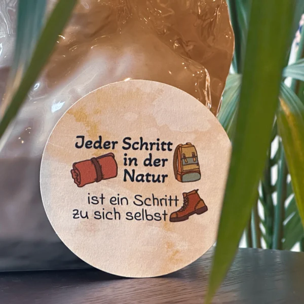 Untersetzer für Wanderer | Wanderfreunde | Geschenke Berg | Naturgefühl für deinen Tisch – Bild 6