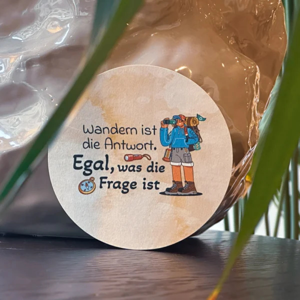 Untersetzer für Wanderer | Wanderfreunde | Geschenke Berg | Naturgefühl für deinen Tisch – Bild 5