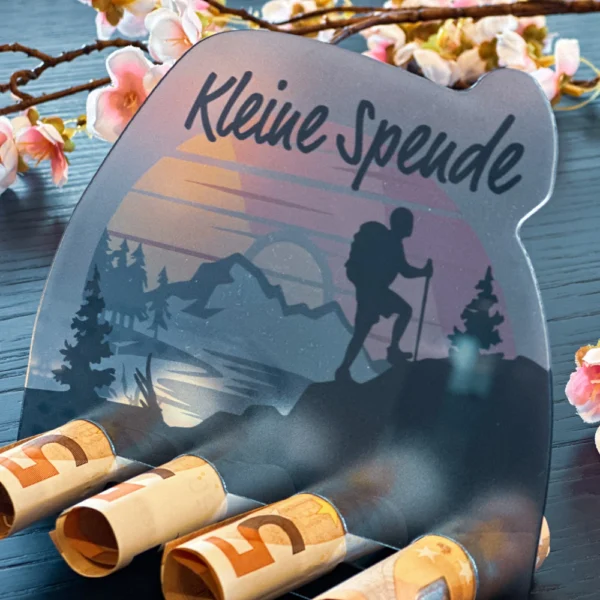 Geldgeschenk für Wanderer | Kleine Spende | Geschenke für Wanderer – Bild 2