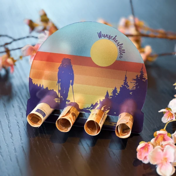 Geldgeschenk für Wanderer | Sonnenaufgangs-Magie | Geschenke für Wanderer – Bild 3