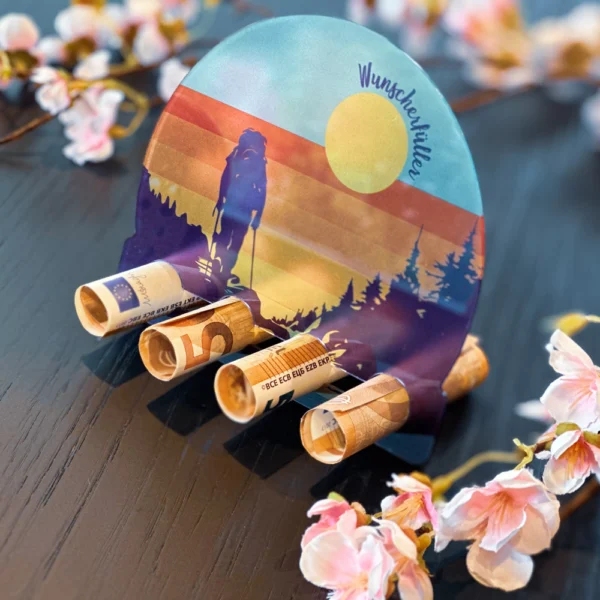 Geldgeschenk für Wanderer | Sonnenaufgangs-Magie | Geschenke für Wanderer