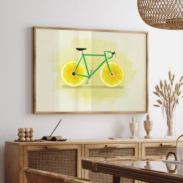 Poster Fahrrad „Fruit Wheels – Ride the Juicy Way“ – Bild 9