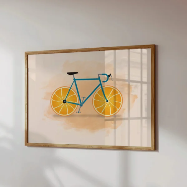 Poster Fahrrad „Fruit Wheels – Ride the Juicy Way“ – Bild 16