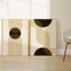 Boho Wandbild | Poster „Trail Lines“