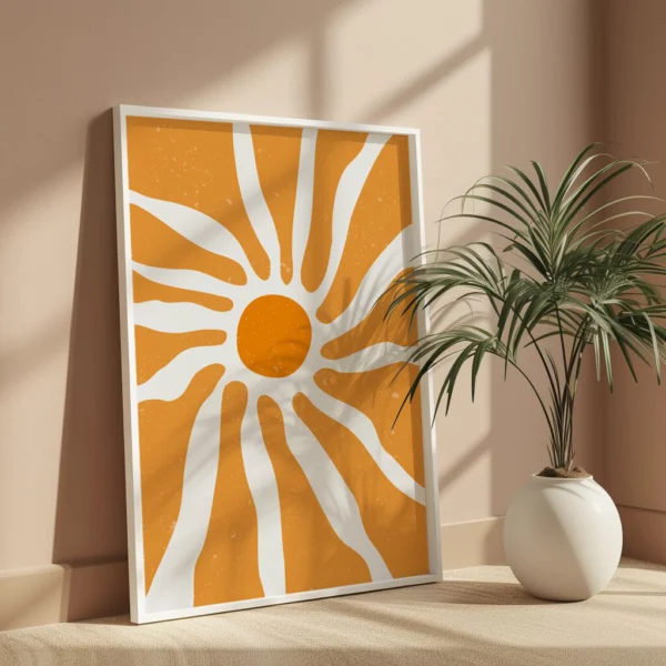 Boho Wandbild | Poster „Wild Sun“ | Boho Stil – Bild 2