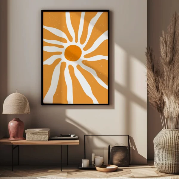 Boho Wandbild | Poster „Wild Sun“ | Boho Stil – Bild 6