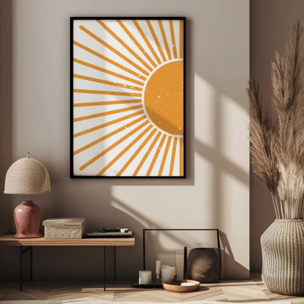 Boho Wandbild | Poster „Desert Glow“ | Boho Stil – Bild 4