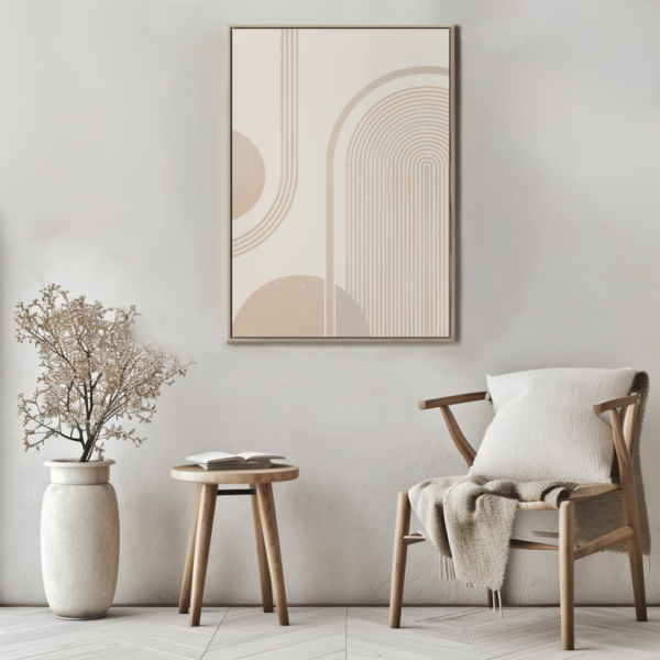 Boho Wandbild | Poster „Soft Curves“ | Boho Stil – Bild 6