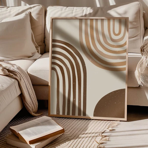 Boho Wandbild | Poster „ Earthbound Arches“ | Boho Stil