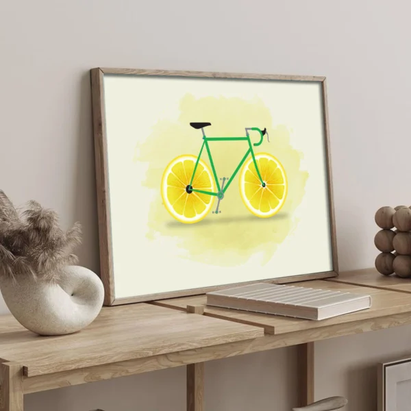 Poster Fahrrad „Fruit Wheels – Ride the Juicy Way“ – Bild 21