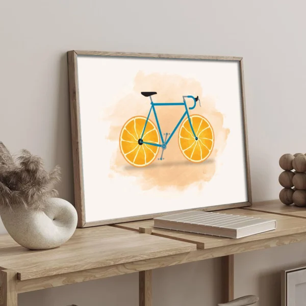 Poster Fahrrad „Fruit Wheels – Ride the Juicy Way“ – Bild 10