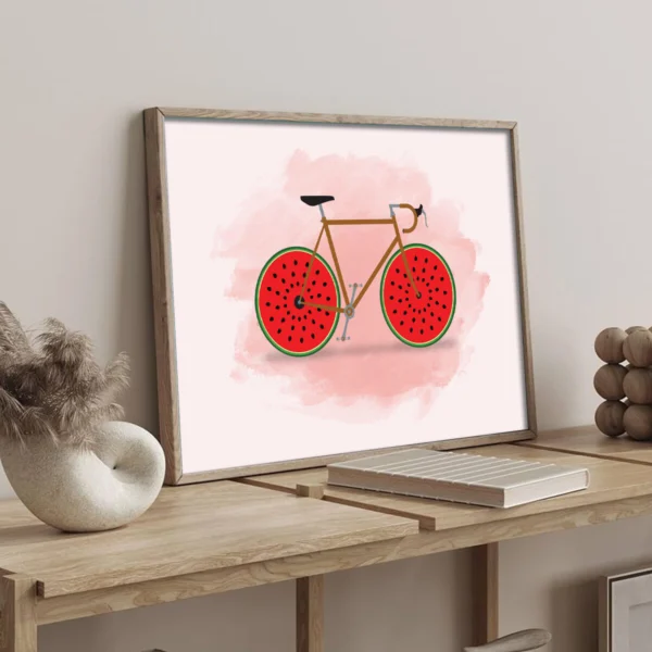 Poster Fahrrad „Fruit Wheels – Ride the Juicy Way“ – Bild 4