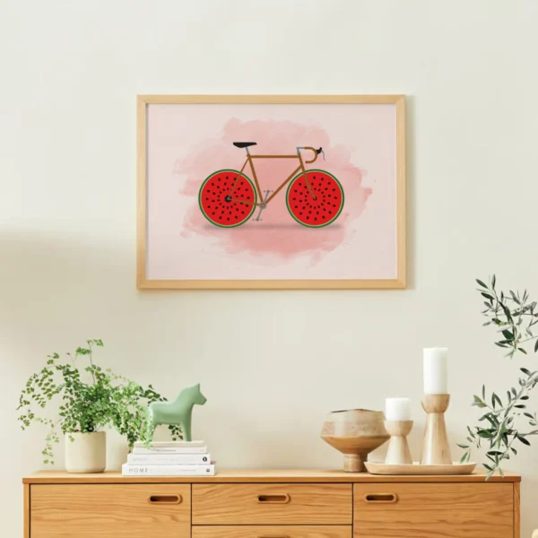 Poster Fahrrad „Fruit Wheels – Ride the Juicy Way“ – Bild 6