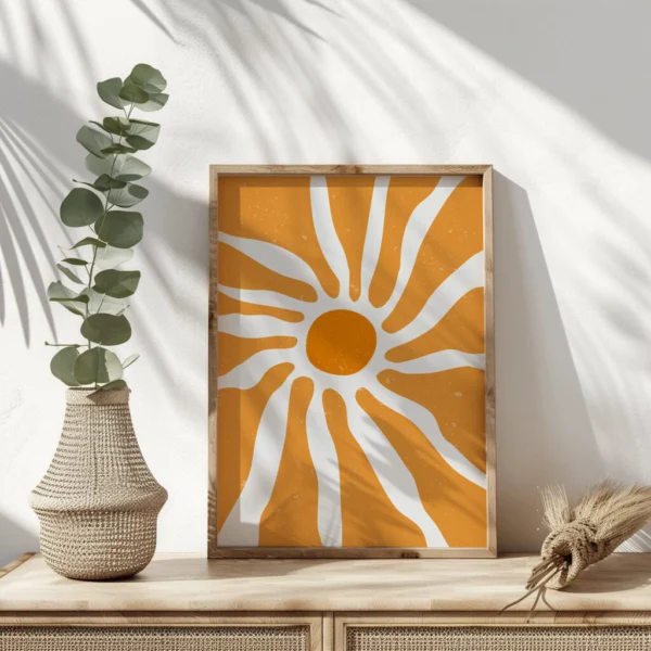 Boho Wandbild | Poster „Wild Sun“ | Boho Stil – Bild 4