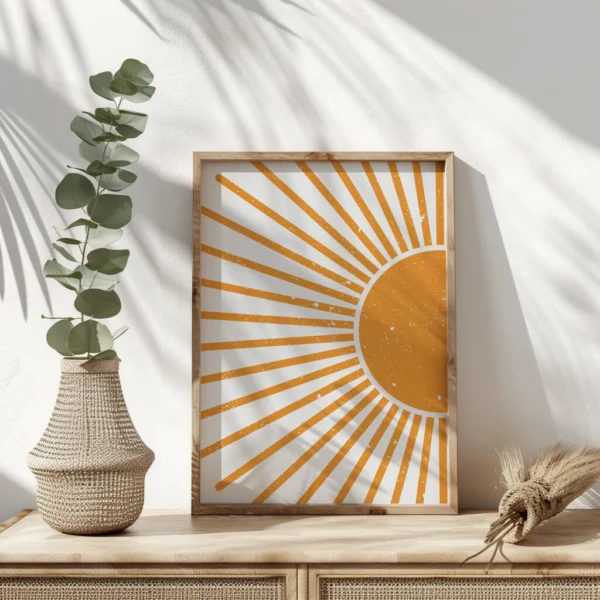 Boho Wandbild | Poster „Desert Glow“ | Boho Stil – Bild 5
