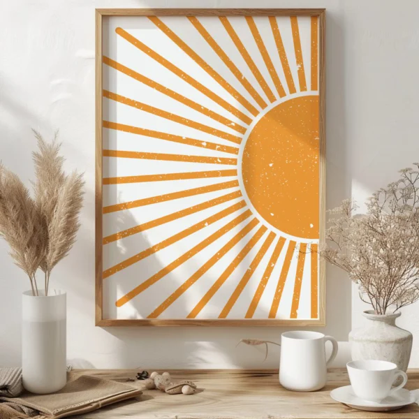 Boho Wandbild | Poster „Desert Glow“ | Boho Stil – Bild 3