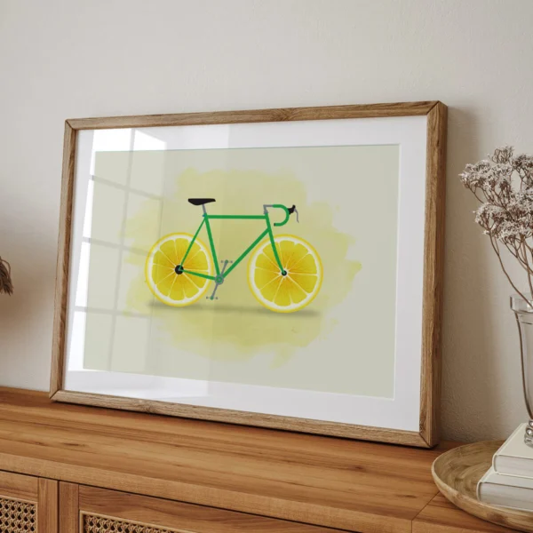 Poster Fahrrad „Fruit Wheels – Ride the Juicy Way“ – Bild 7