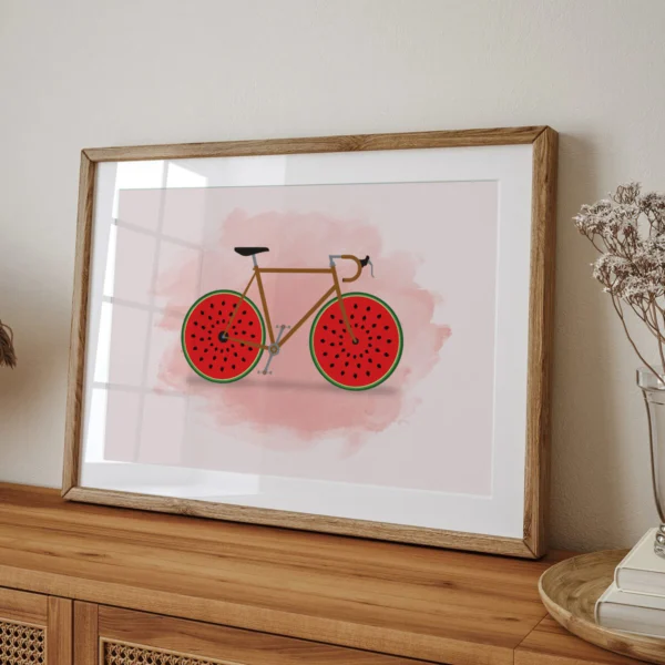 Poster Fahrrad „Fruit Wheels – Ride the Juicy Way“ – Bild 13