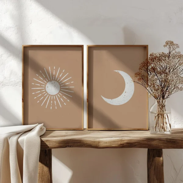 Boho Wandbild | Poster „Cosmic Calm“ Boho Style – Bild 5