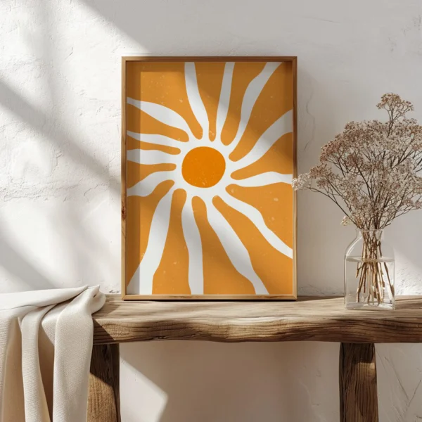 Boho Wandbild | Poster „Wild Sun“ | Boho Stil – Bild 7
