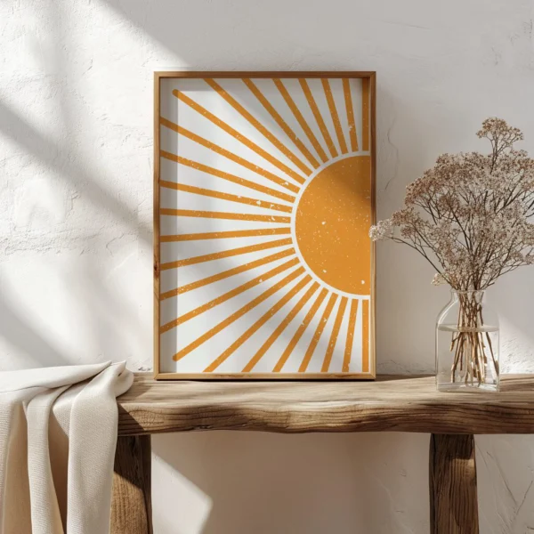 Boho Wandbild | Poster „Desert Glow“ | Boho Stil – Bild 7