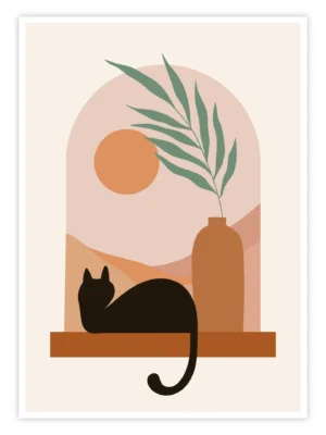 Boho-Bild-„Boho-Cat“-Titelbild