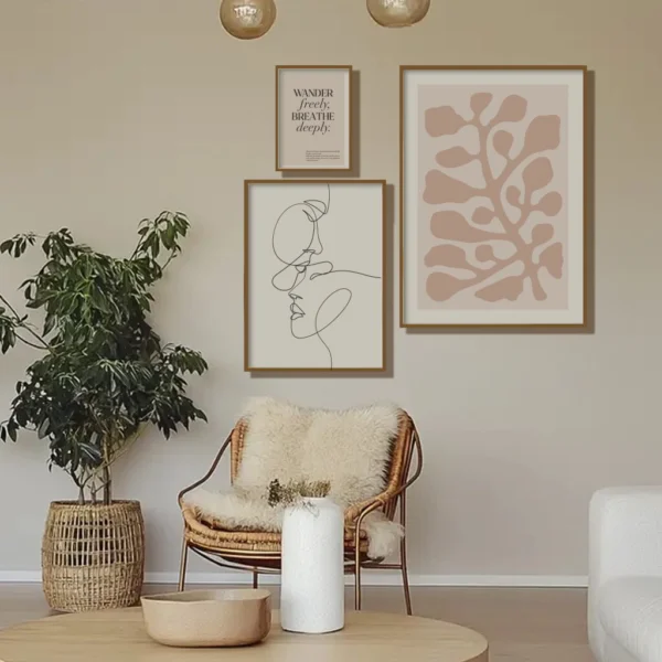Boho Wandbild | Poster „Boho 3er Pack" | Boho Stil – Bild 2