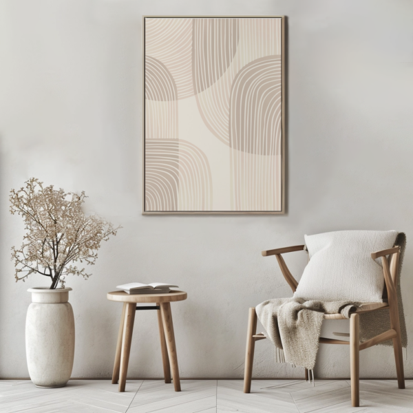 Boho Wandbild | Poster „Soft Flow“ | Boho Stil – Bild 7
