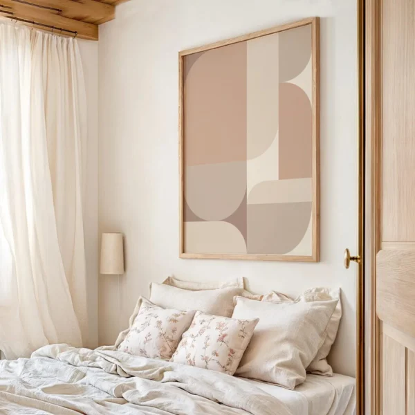 Boho Wandbild | Poster „Soft Geometry“ | Boho Stil – Bild 7