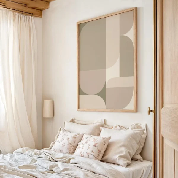 Boho Wandbild | Poster „Soft Geometry“ | Boho Stil – Bild 6