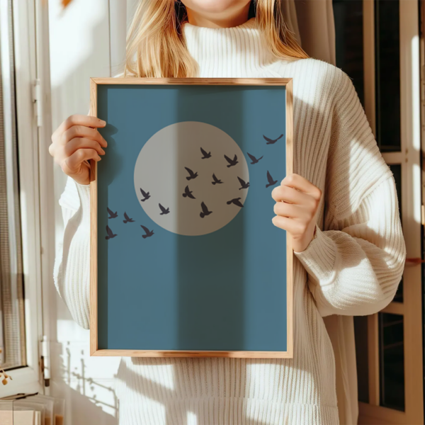 Boho Wandbild | Poster „Boho Flight“ | Wandbild Wandern – Bild 3