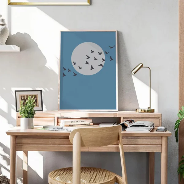 Boho Wandbild | Poster „Boho Flight“ | Wandbild Wandern – Bild 4