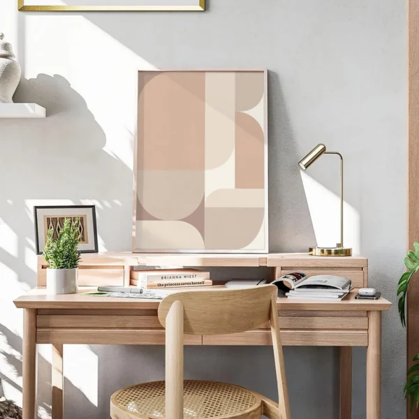 Boho Wandbild | Poster „Soft Geometry“ | Boho Stil – Bild 9