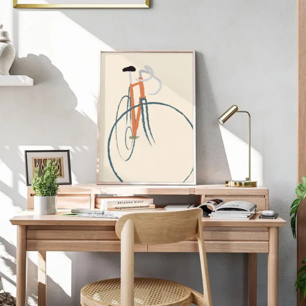 Wandbild Rennrad | Fahrrad Poster "Urban Frame" | Vintage Roadbike – Bild 9