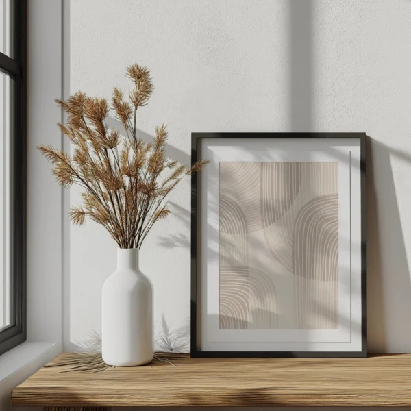 Boho Wandbild | Poster „Soft Flow“ | Boho Stil – Bild 4