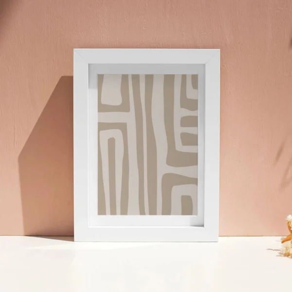 Boho Wandbild | Poster „Desert Lines“ | Wandbild Wandern – Bild 2