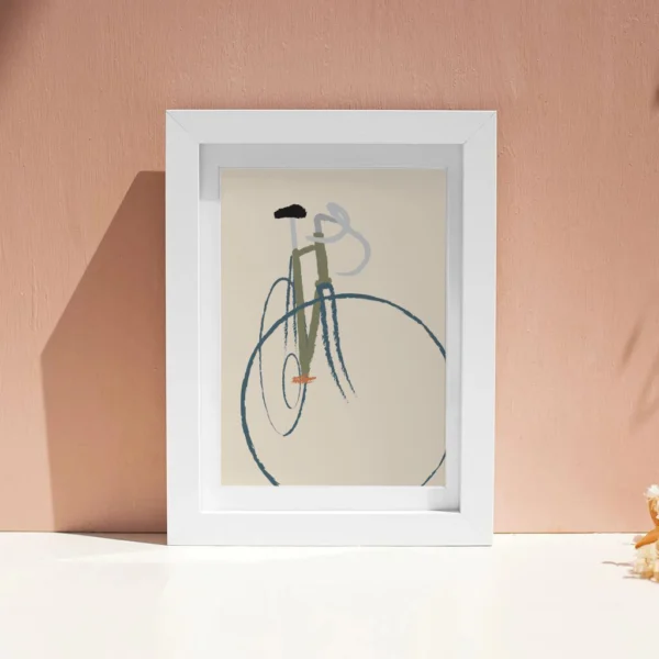 Wandbild Rennrad | Fahrrad Poster "Urban Frame" | Vintage Roadbike – Bild 13