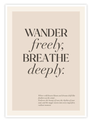 Boho-Bild-„Wander-Freely,-Breathe-Deeply“-Titelbild