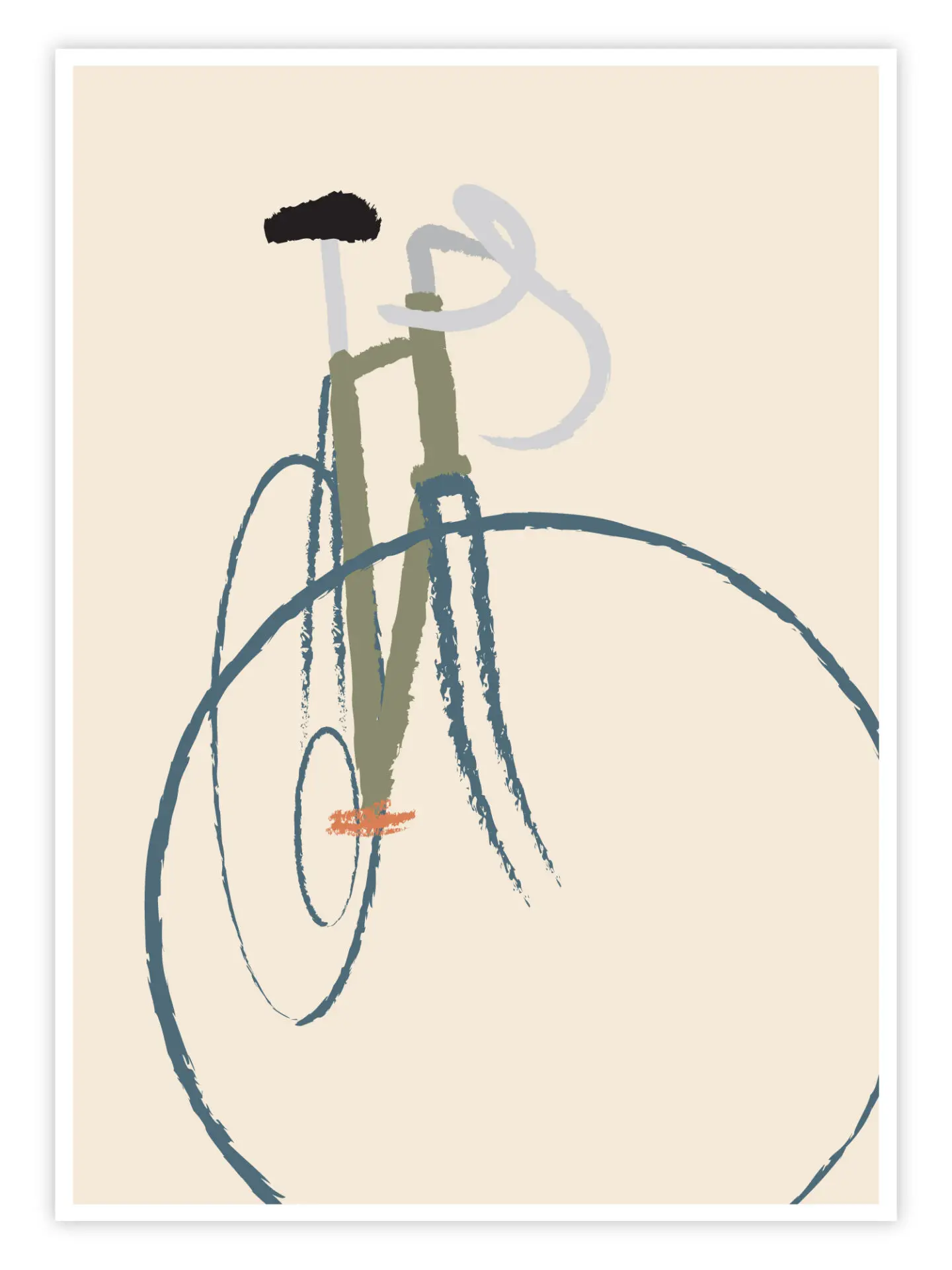 fahrrad-poster-titelbild-gruen