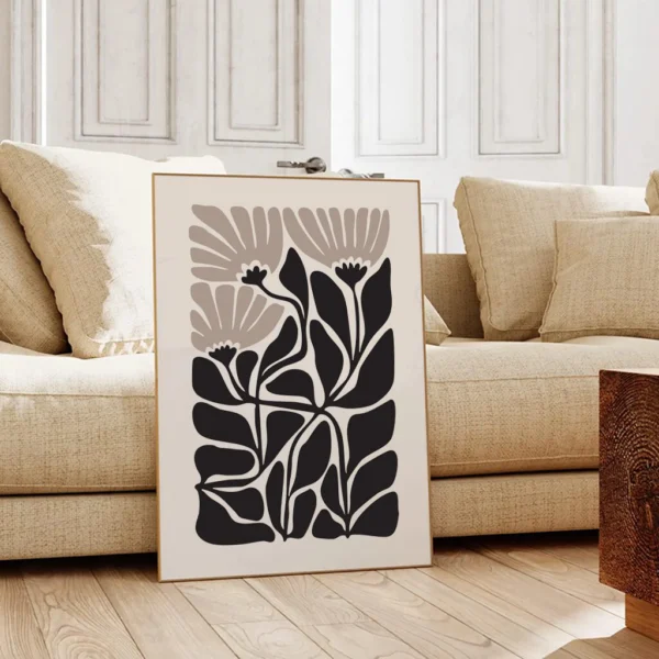Boho Wandbild | Poster „Flower Flow“ | Wandbild Boho – Bild 3